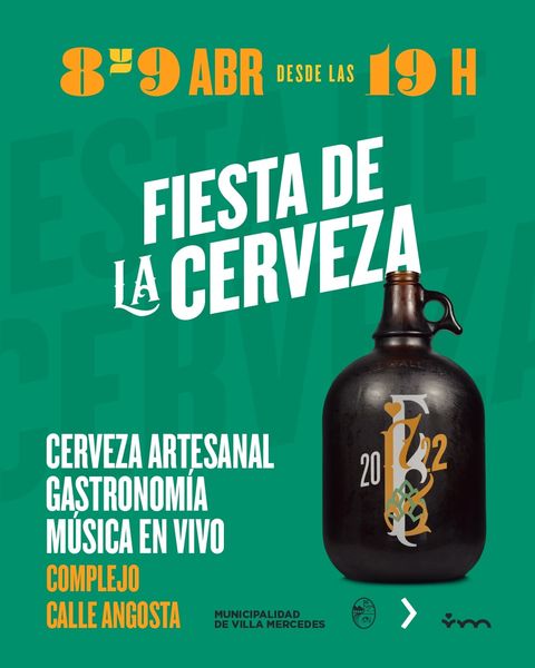 Read more about the article Este viernes llega la Fiesta de la Cerveza a Villa Mercedes
