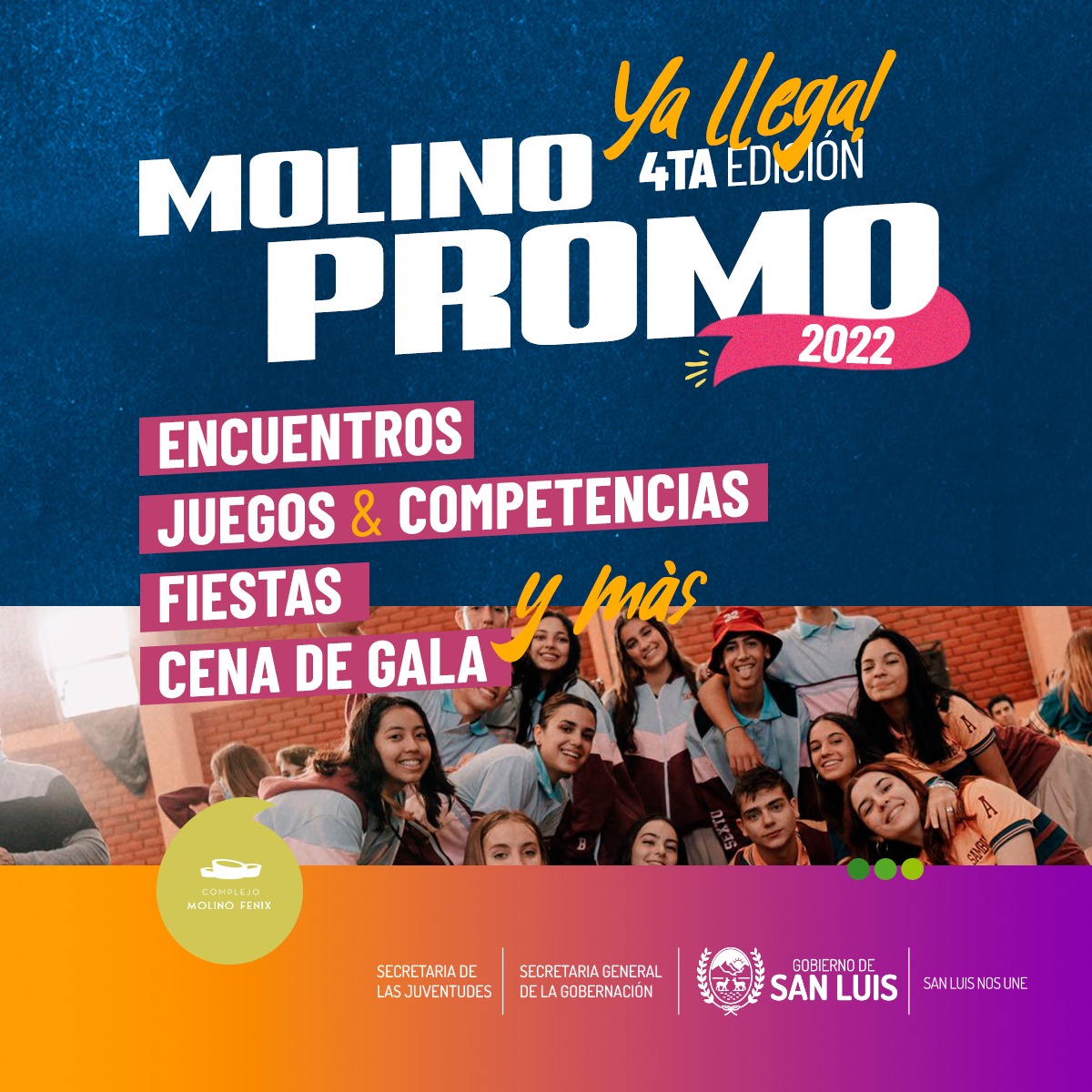 Read more about the article Este viernes comienza la 4ta edición de “Molino Promo” en el Complejo Molino Fénix