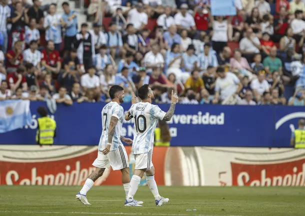 Read more about the article La Selección Argentina goleó a Estonia con cinco goles de Lionel Messi