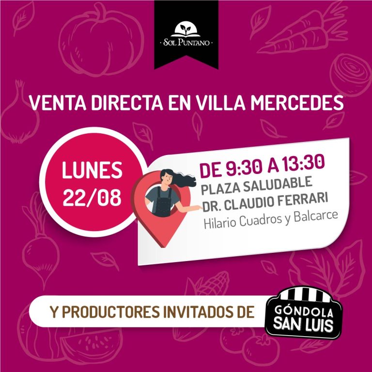 Lee más sobre el artículo Este lunes habrá una jornada de venta directa en Villa Mercedes