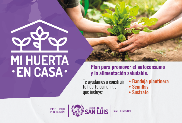 Read more about the article Presentaron “Mi Huerta en Casa”, un plan para fomentar el autoconsumo familiar