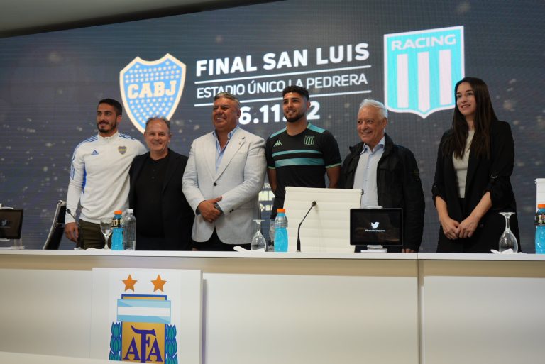 Lee más sobre el artículo Presentaron el Trofeo de Campeones 2022: Boca vs. Racing en La Pedrera