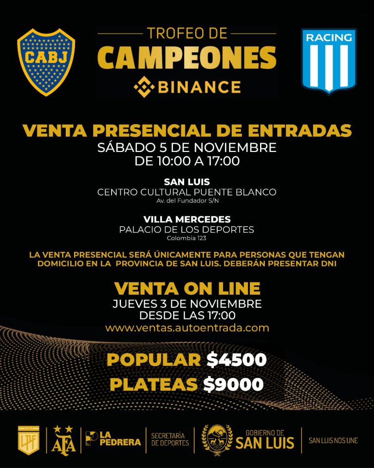 Lee más sobre el artículo Boca vs. Racing en La Pedrera: comienza la venta de entradas