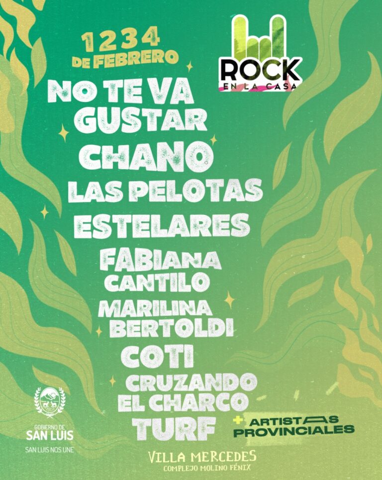 Lee más sobre el artículo Rock en la Casa 2023: confirmaron la grilla con Las Pelotas y Estelares para la cuarta edición