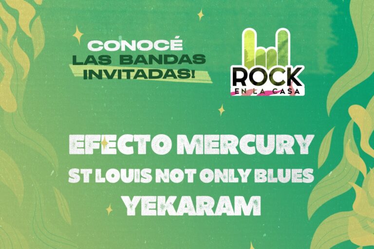 Lee más sobre el artículo Rock en la Casa: Efecto Mercury, Yekaram y St. Louis Not Only Blues, las bandas provinciales invitadas
