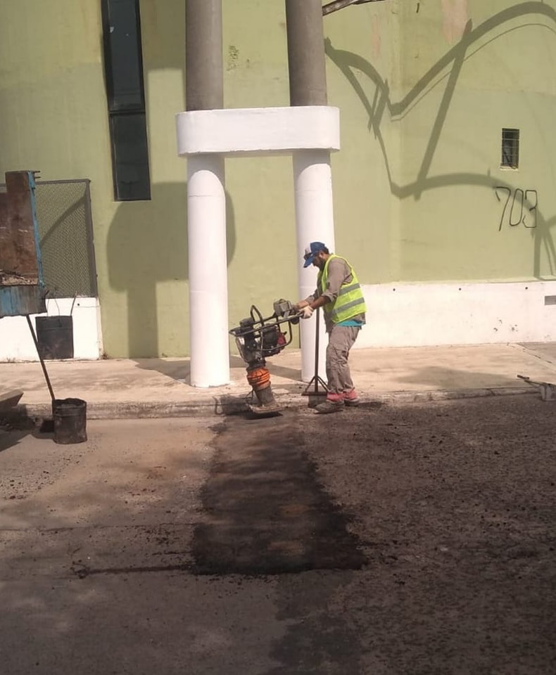 Read more about the article Villa Mercedes: Continúan con los arreglos de pavimento en la ciudad