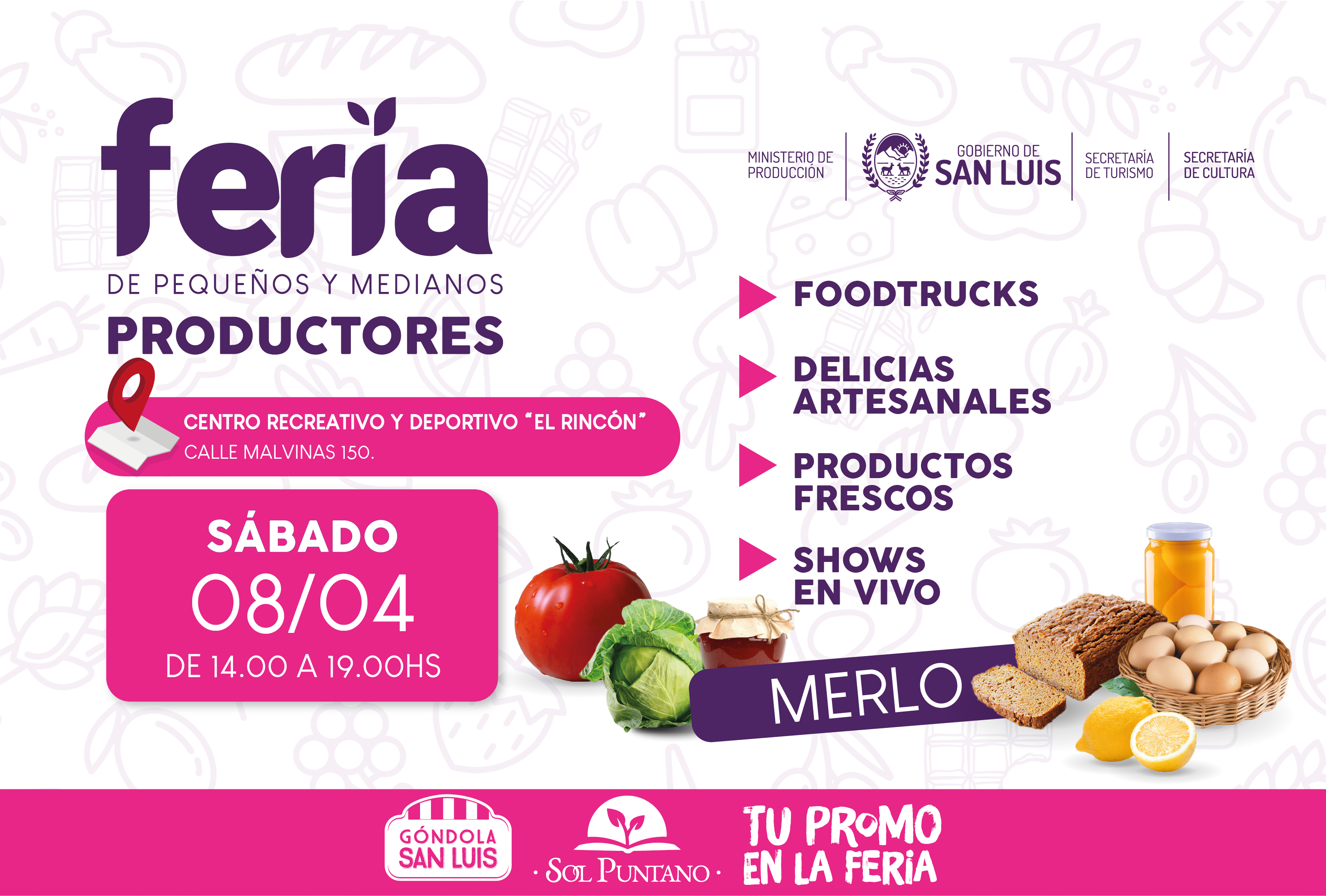 Read more about the article La Feria de Pequeños y Medianos Productores llega a Merlo