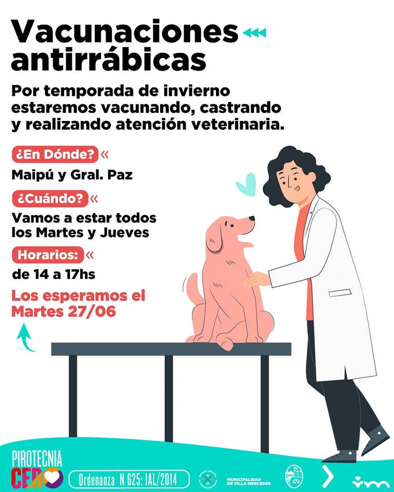 Read more about the article Durante el invierno contarán con un nuevo espacio para las vacunaciones antirrábicas