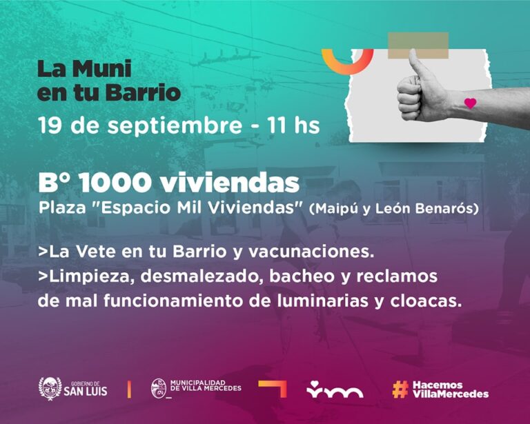 Lee más sobre el artículo Hoy “LaMuniEnTuBarrio” estará en las 1.000 viviendas