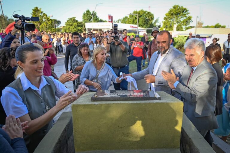 Lee más sobre el artículo Inauguración de la Plazoleta de la Cruz y Santa Francisca Javier Cabrini en Villa Mercedes