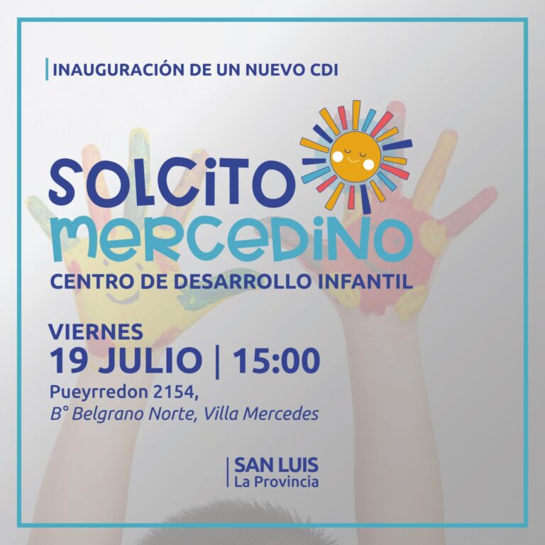 Lee más sobre el artículo Inauguran en Villa Mercedes el Centro de Desarrollo Infantil ‘Solcito Mercedino’
