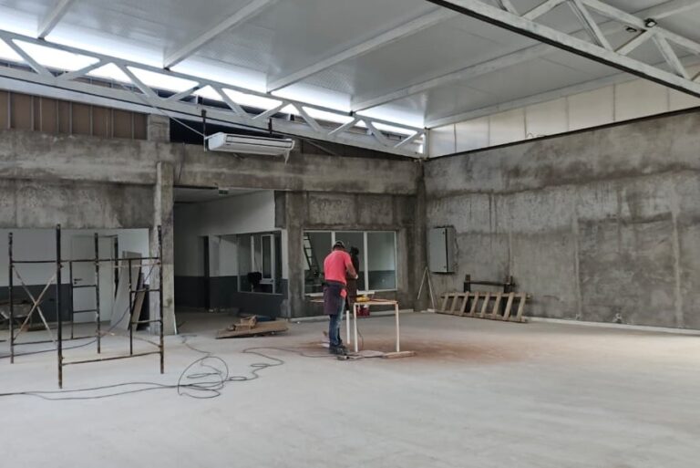 Lee más sobre el artículo Avanza la construcción de la nueva escuela del barrio Santa Rita de Casia en Villa Mercedes