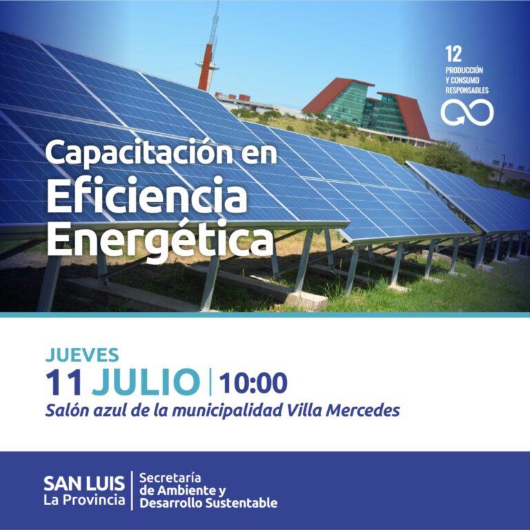 Lee más sobre el artículo Capacitación en eficiencia energética para empleados municipales en Villa Mercedes