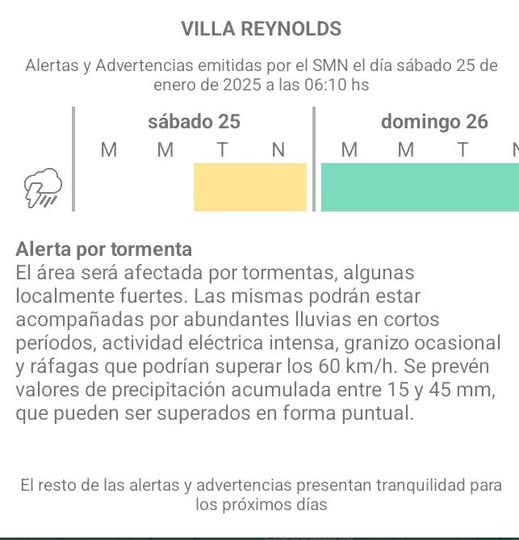 Lee más sobre el artículo Alerta amarilla por tormenta: precauciones y recomendaciones