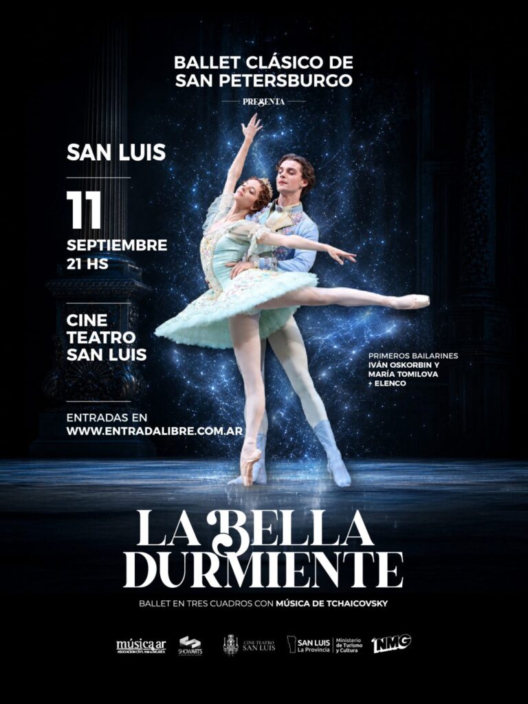 Lee más sobre el artículo El Ballet Clásico de San Petersburgo presentará “La Bella Durmiente” en el Cine Teatro San Luis