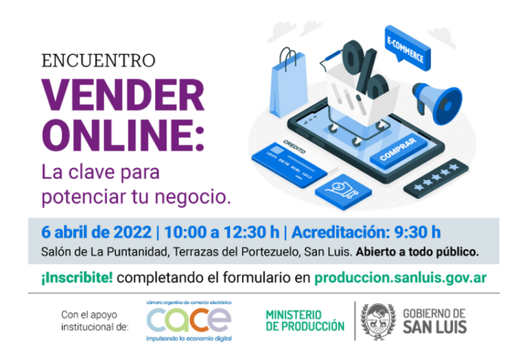 Lee más sobre el artículo San Luis será sede del encuentro “Vender online: La clave para potenciar tu negocio”