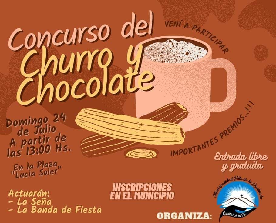 You are currently viewing Este domingo llega la 1ª Edición del Concurso del Churro y el Chocolate en Villa de la Quebrada