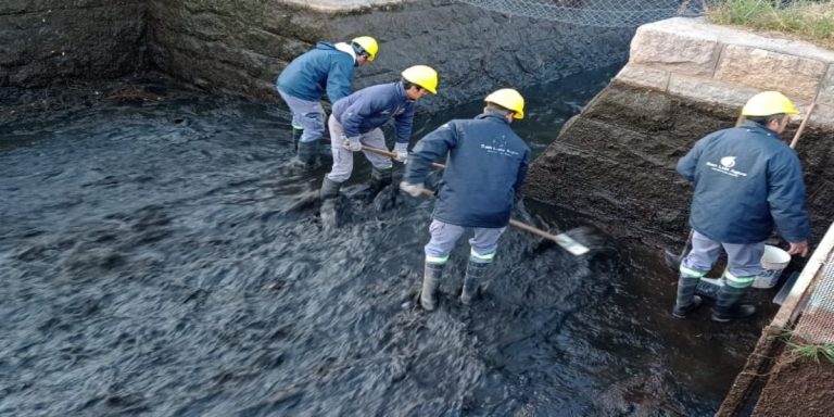 Lee más sobre el artículo San Luis Agua realizó la limpieza del cuadro desarenador de Luján