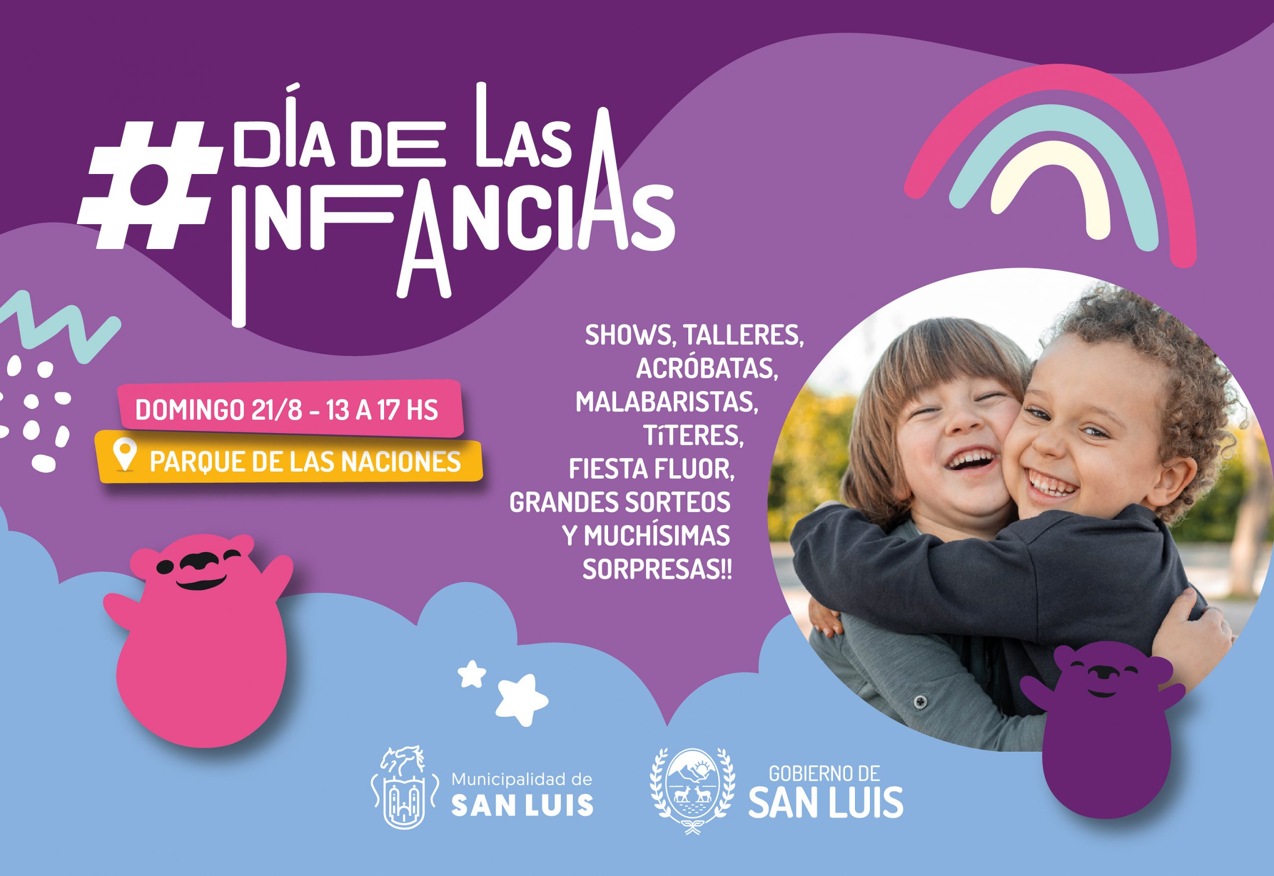 Read more about the article Este Día de las Infancias te invitamos a festejarlo en el Parque de las Naciones