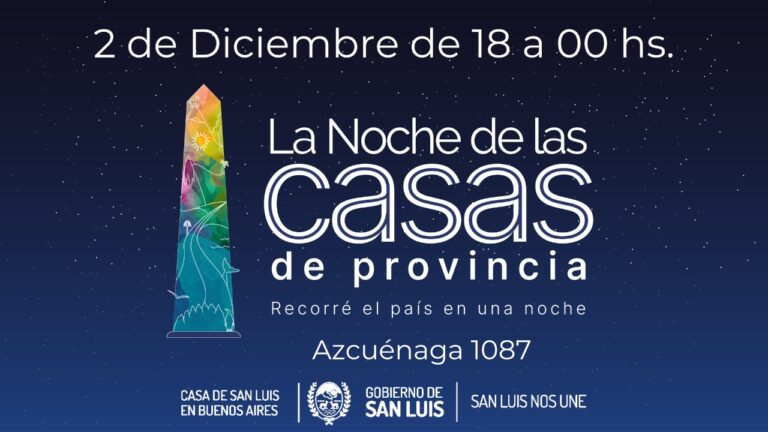 Lee más sobre el artículo Se viene La Noche de las Casas de Provincia