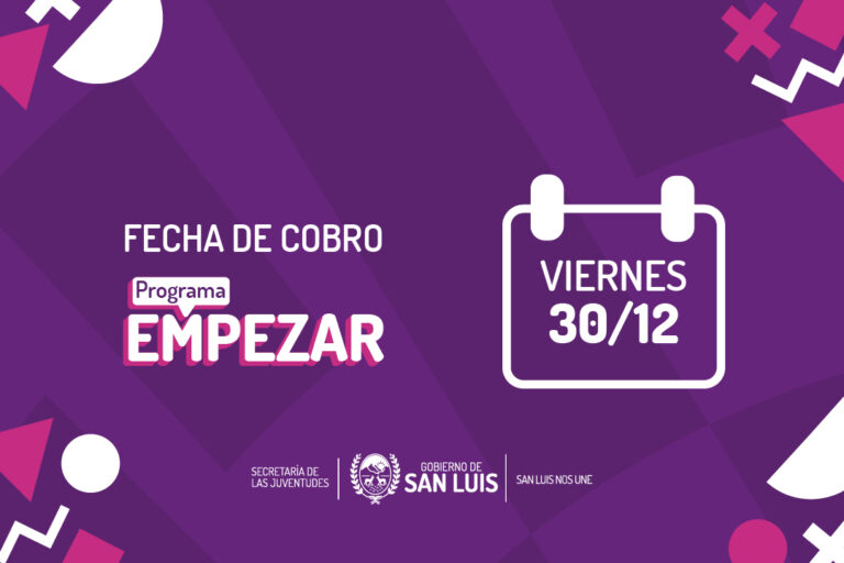 Lee más sobre el artículo Beneficiarios y beneficiarias del Programa Empezar cobrarán el 30 de diciembre
