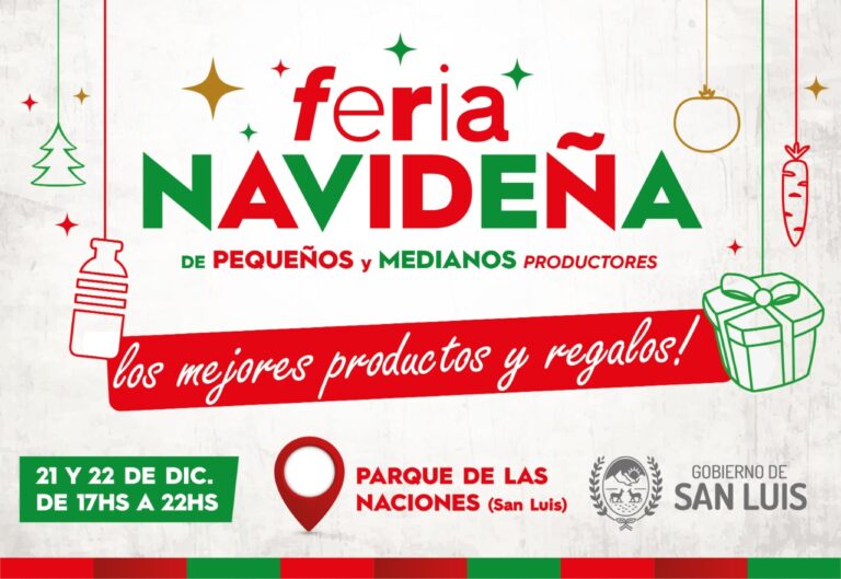 Lee más sobre el artículo El Gobierno provincial prepara una Gran Feria Navideña de dos jornadas para disfrutar en familia