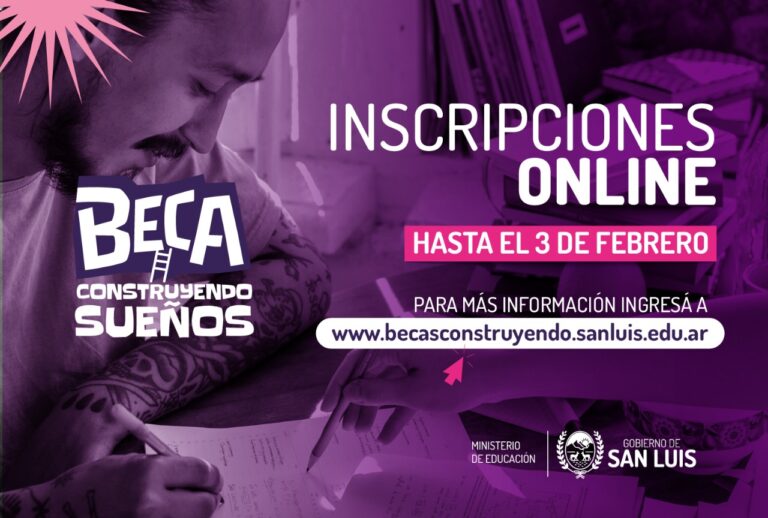 Lee más sobre el artículo Beca “Construyendo Sueños”: continúan abiertas las inscripciones