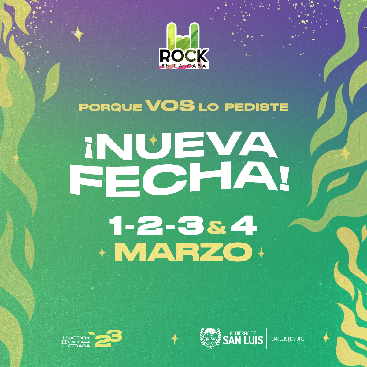Read more about the article A pedido del público, Rock en la Casa 2023 se reprogramó y será en marzo