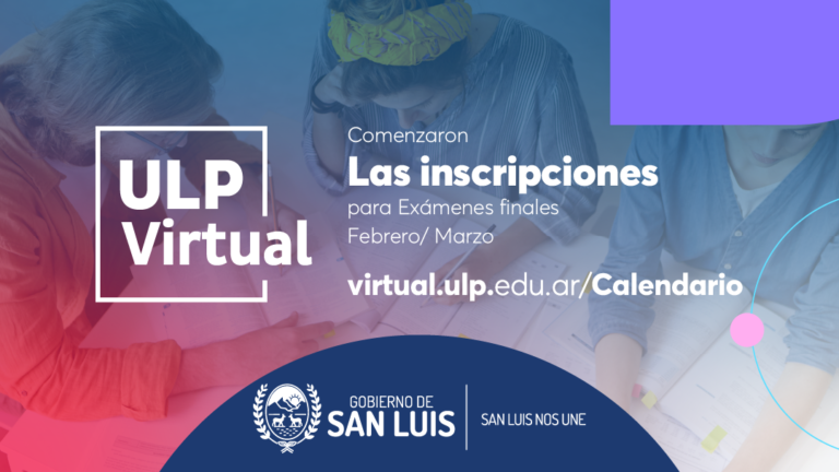 Lee más sobre el artículo Abren las inscripciones para los exámenes finales de ULP Virtual