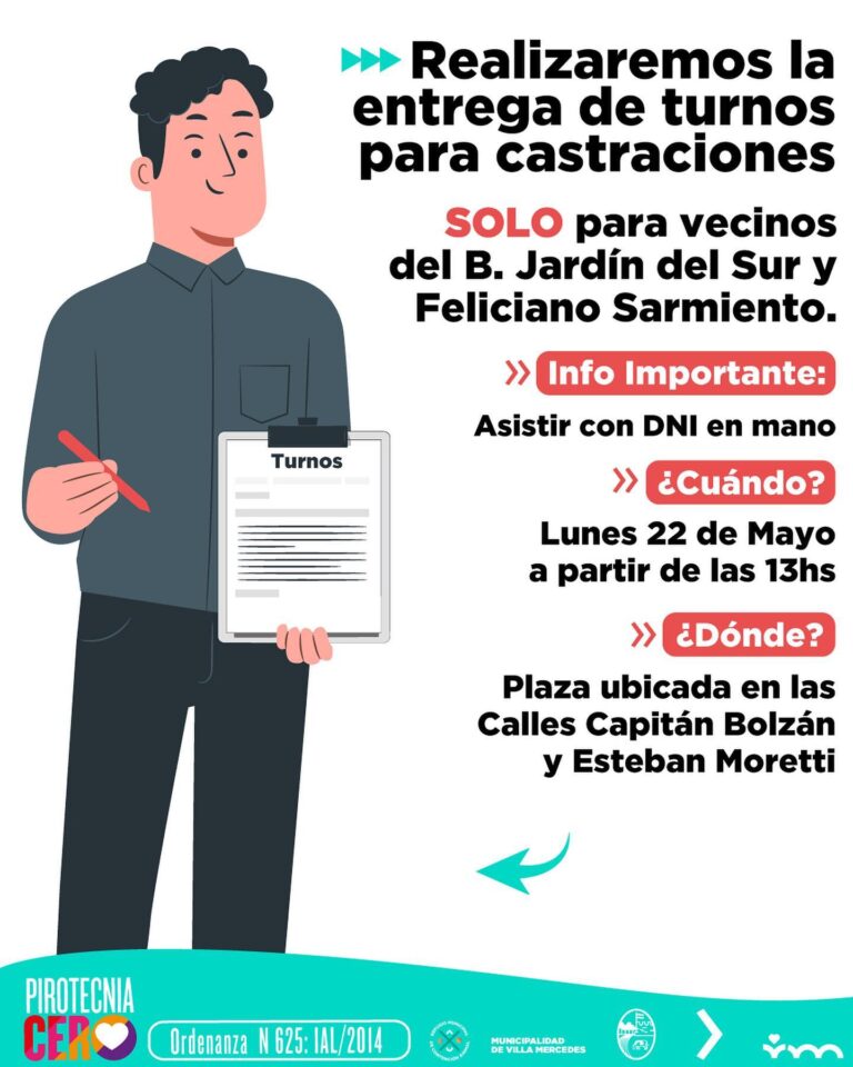 Lee más sobre el artículo Vacunaciones gratuitas y entrega de turnos para castración