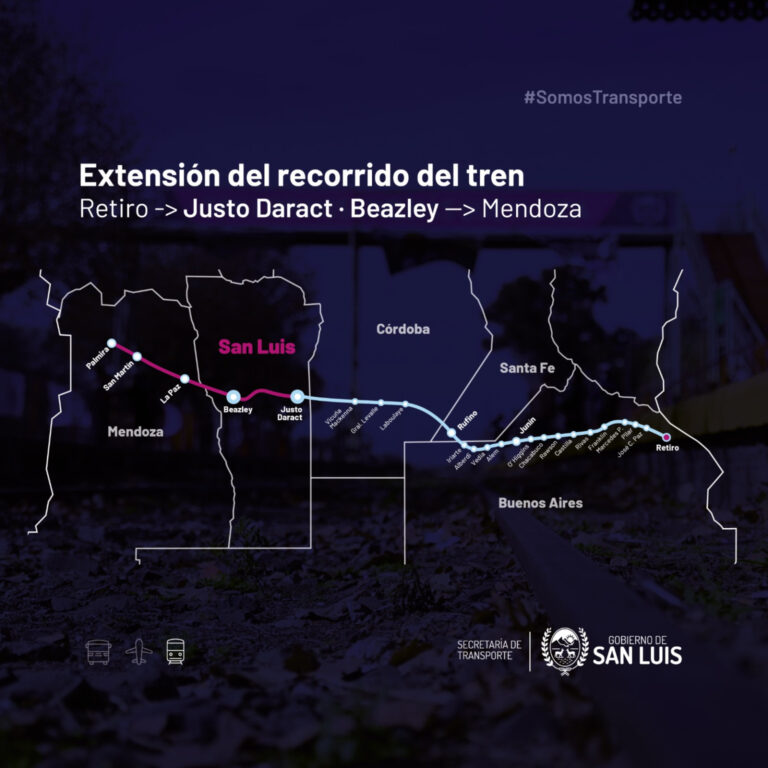 Lee más sobre el artículo El próximo sábado llegará el servicio regular del tren de pasajeros a Beazley