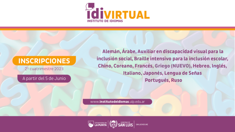 Lee más sobre el artículo Abren las inscripciones para los cursos virtuales de idiomas