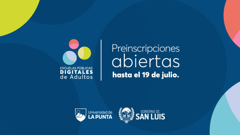 Lee más sobre el artículo Abren inscripciones para las Escuelas Públicas Digitales de Adultos