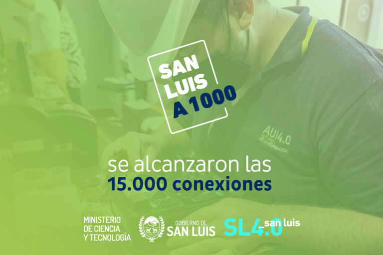 Lee más sobre el artículo San Luis a Mil superó las 15 mil conexiones
