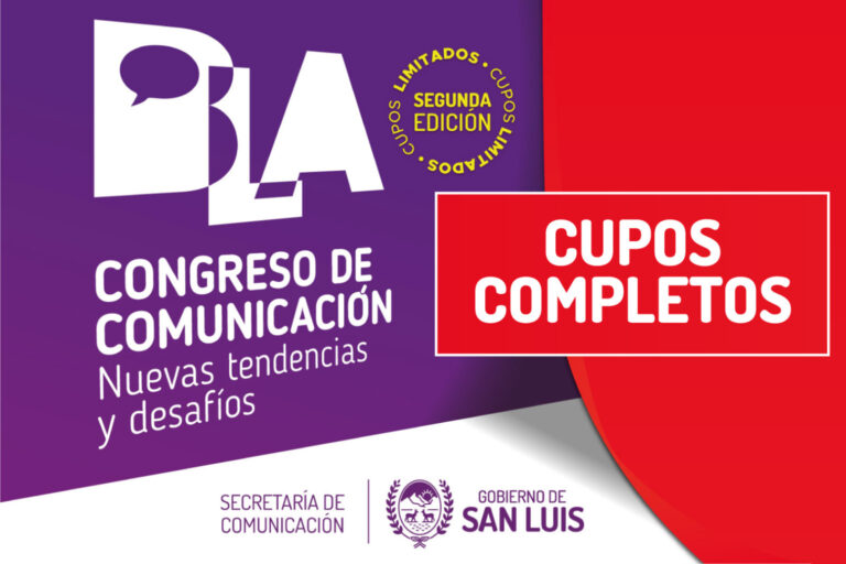 Lee más sobre el artículo Cerraron las inscripciones para el Congreso de Comunicación BLA
