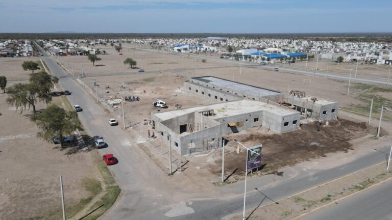 Lee más sobre el artículo El Centro de Salud del barrio Serranías Puntanas presenta un importante avance de obra