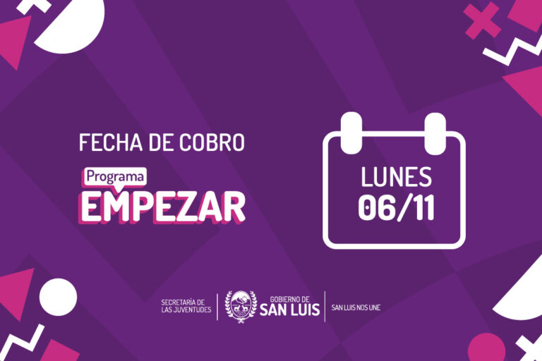 Lee más sobre el artículo Beneficiarios del Programa Empezar cobrarán el lunes 6 de noviembre