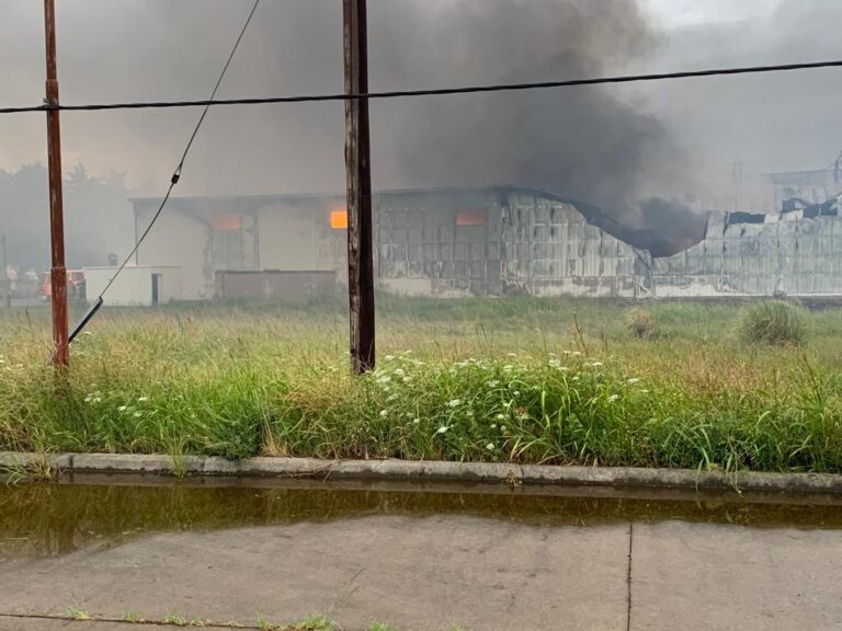 Lee más sobre el artículo Sofocaron un incendio en la Zona Franca de Justo Daract, pero hay grandes pérdidas materiales