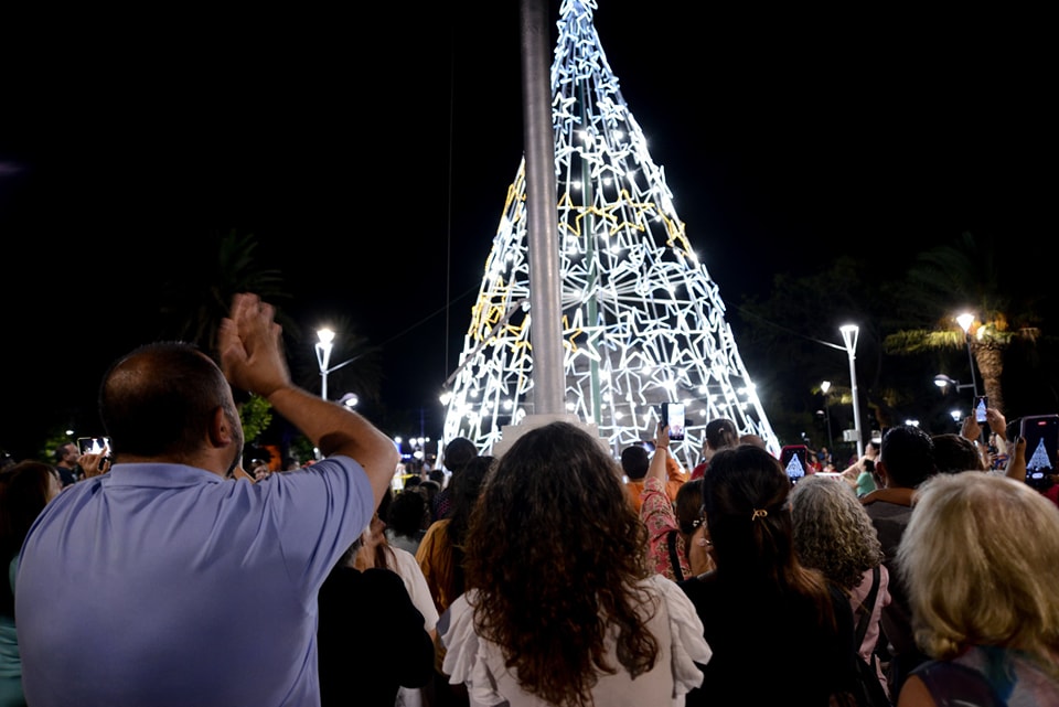 Read more about the article Encendieron el Árbol de Navidad en plaza San Martín