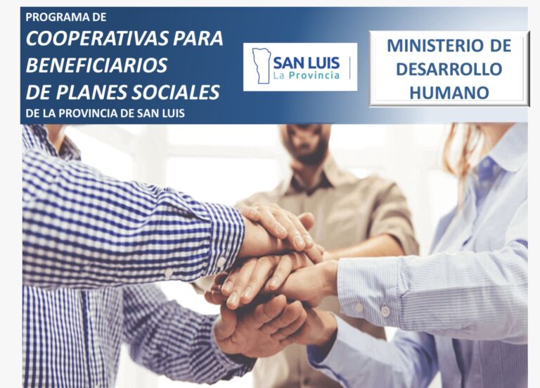 Lee más sobre el artículo Lanzan el programa de Cooperativas para beneficiarios de planes sociales