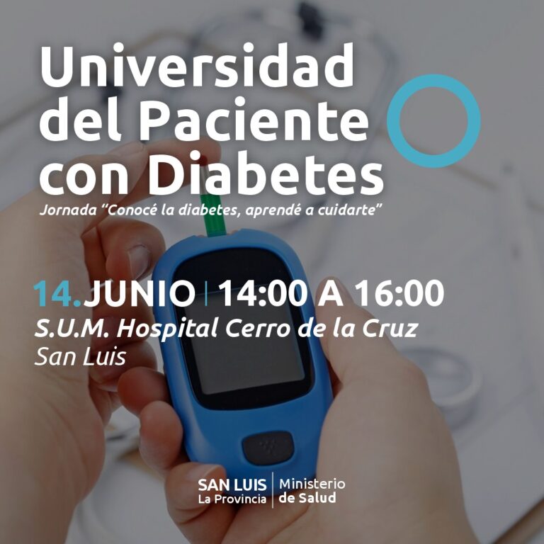 Lee más sobre el artículo Jornada abierta y gratuita sobre Diabetes y hábitos saludables en el Hospital Cerro de la Cruz