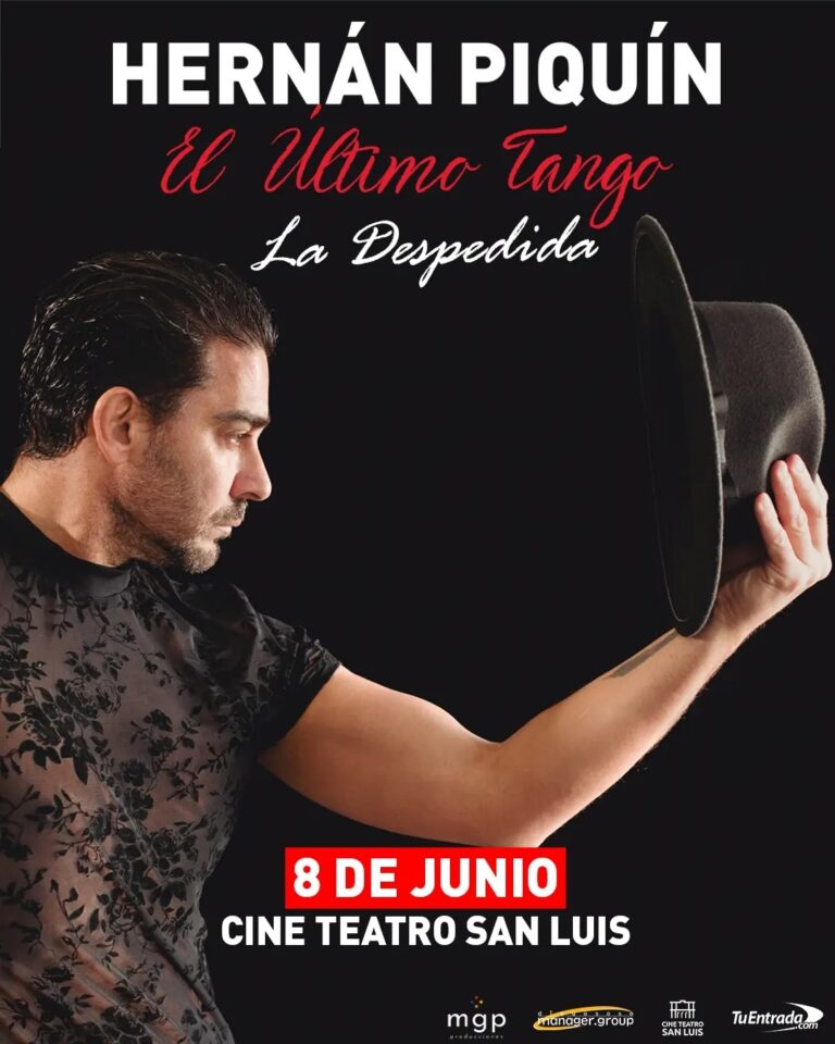 Lee más sobre el artículo Hernán Piquín presenta ‘El Último Tango’ en San Luis