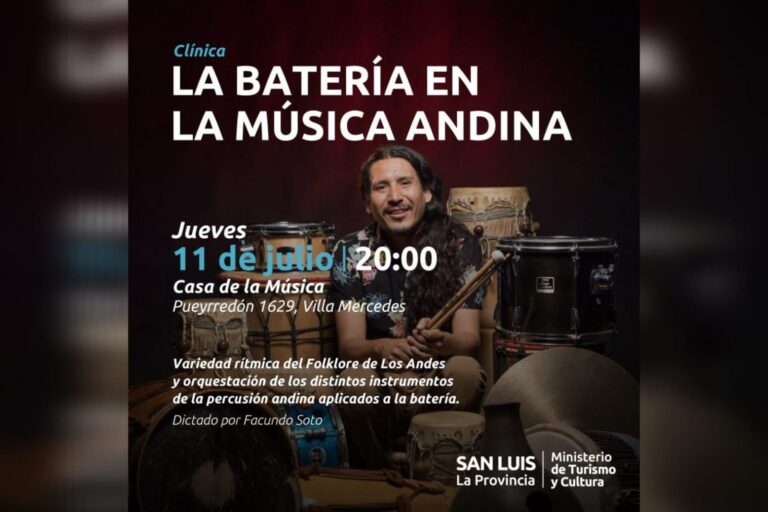 Lee más sobre el artículo La Casa de la Música ofrecerá la clínica ‘La batería en la música andina’