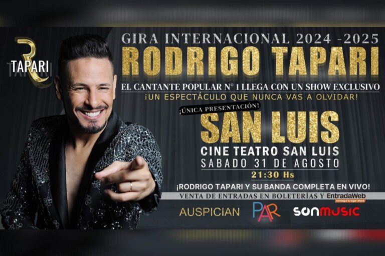 Lee más sobre el artículo Rodrigo Tapari llenará de ritmo tropical el Cine Teatro el próximo sábado