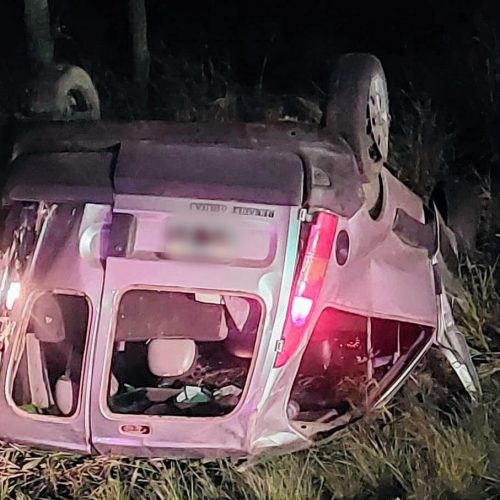 Lee más sobre el artículo Cinco heridos tras el vuelco de un vehículo en la Autopista de las Serranías Puntanas