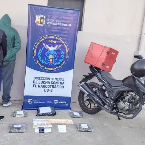 Lee más sobre el artículo Villa Mercedes: incautan marihuana valuada en casi 8 millones de pesos y detienen a un joven