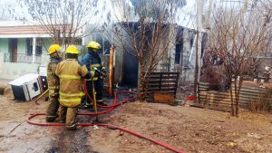 Lee más sobre el artículo Justo Daract: dos menores sufrieron graves quemaduras tras un incendio en una vivienda