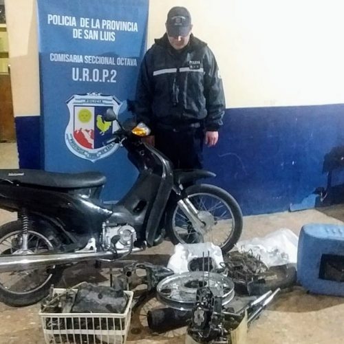 Lee más sobre el artículo Villa Mercedes: recuperaron una motocicleta robada y detuvieron a dos jóvenes
