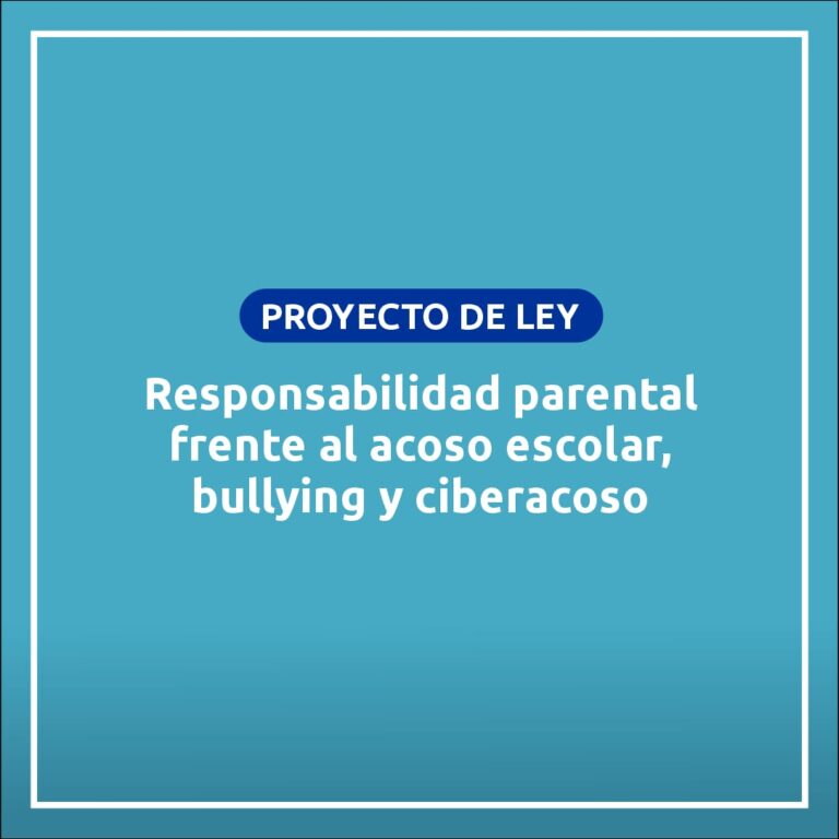 Lee más sobre el artículo Poggi impulsa una ley para aumentar la responsabilidad de los padres en la prevención del bullying