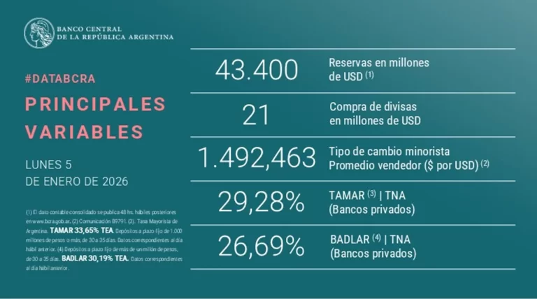 Lee más sobre el artículo El Banco Central efectuó la primera compra de reservas bajo el nuevo esquema cambiario
